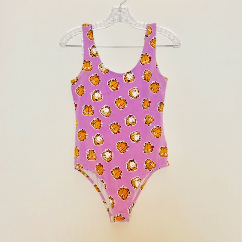 H&M Purple Tank Top with Cartoon Print